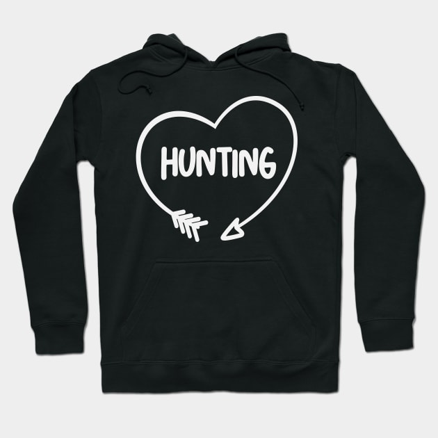 I Love Bow and Arrow Hunting Hoodie by GuiltlessGoods